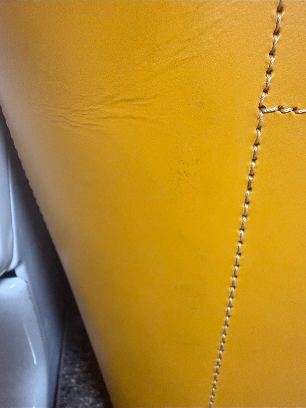 Dooney & Bourke Bright Yellow Leather Tote - Picture 2 of 12